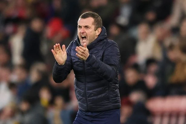 HLV Nathan Jones phấn khích với chiến thắng của các học trò và khẳng định Southampton có đội hình chất lượng. Ảnh: GETTY. HLV Nathan Jones phấn khích với chiến thắng của các học trò và khẳng định Southampton có đội hình chất lượng. Ảnh: GETTY.
