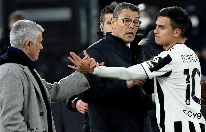 HLV Mourinho khen ngợi Dybala "quá giỏi". Ảnh: GETTY. HLV Mourinho khen ngợi Dybala "quá giỏi". Ảnh: GETTY.