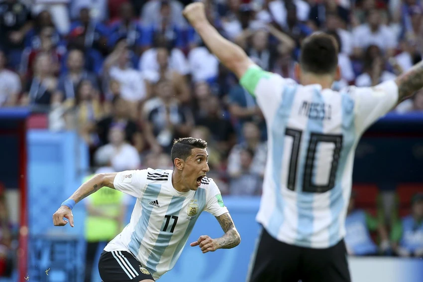 Di Maria tin tưởng Messi vẫn còn đủ sức chơi vòng chung kết World Cup 2026. Ảnh: GETTY.