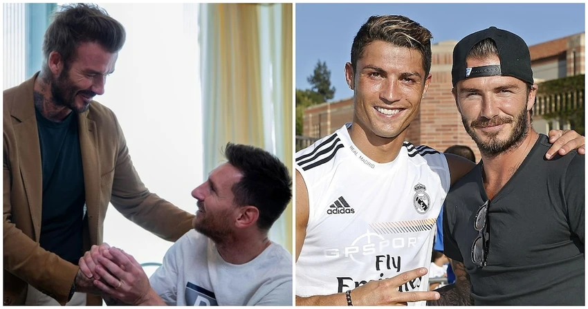 Cựu tuyển thủ Anh Beckham dành nhiều tình cảm của mình cho Messi hơn Ronaldo. Ảnh: GETTY. Cựu tuyển thủ Anh Beckham dành nhiều tình cảm của mình cho Messi hơn Ronaldo. Ảnh: GETTY.