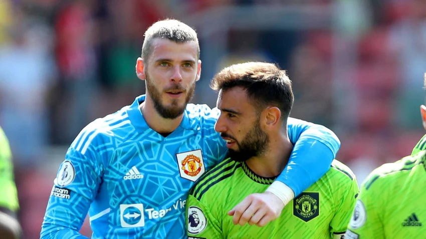 Thủ môn De Gea nằm trong danh sách ưu tiên tái ký hợp đồng của Man United. Ảnh: GETTY.