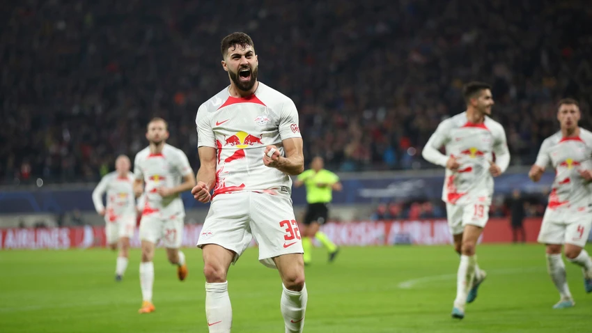 Gvardiol ghi bàn gỡ hòa cho Leipzig và hy vọng giành chiến thắng ở trận lượt về. Ảnh: GETTY. Gvardiol ghi bàn gỡ hòa cho Leipzig và hy vọng giành chiến thắng ở trận lượt về. Ảnh: GETTY.