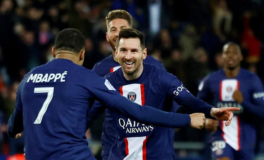 Khi không có Neymar do chấn thương, cặp bài trùng Messi và Mbappe đang rất thăng hoa. Ảnh: GETTY. Khi không có Neymar do chấn thương, cặp bài trùng Messi và Mbappe đang rất thăng hoa. Ảnh: GETTY.