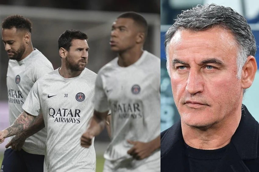 HLV Galtier trông đợi rất nhiều vào Messi và Mbappe ở trận tái đấu Bayern khi tiền đạo Neymar bị chấn thương. Ảnh: GETTY. HLV Galtier trông đợi rất nhiều vào Messi và Mbappe ở trận tái đấu Bayern khi tiền đạo Neymar bị chấn thương. Ảnh: GETTY.