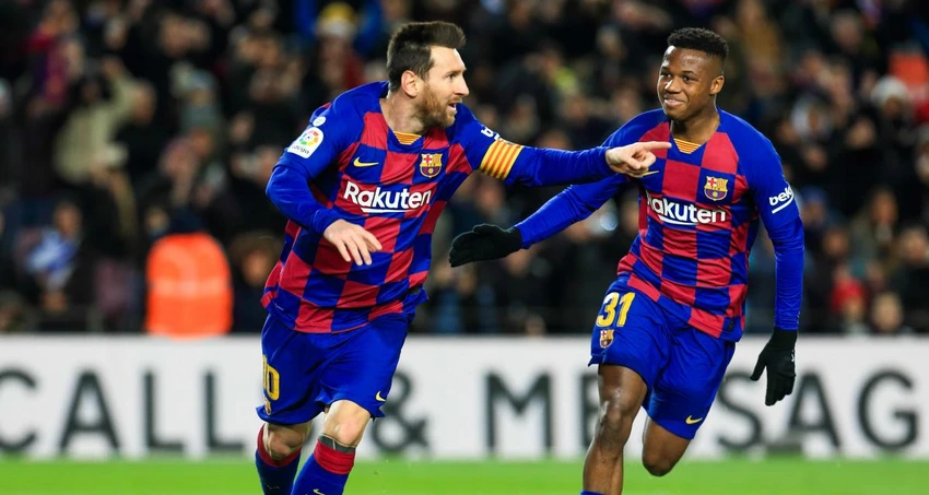 Tài năng trẻ Fati sẽ phải ra đi nhường chỗ cho Messi trở lại. Ảnh: GETTY. Tài năng trẻ Fati sẽ phải ra đi nhường chỗ cho Messi trở lại. Ảnh: GETTY.