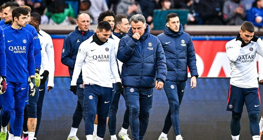 Sau khi dừng cuộc chơi ở Champions League, đoàn quân của ông Galtier tiếp tục bại trận trước Rennes ngay trên sân nhà tại sân chơi Ligue 1. Ảnh: GETTY.