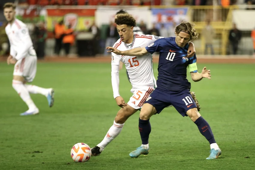 Tiền vệ đẳng cấp của làng bóng Croatia đang chơi cho đội tuyển ở vòng loại Euro 2024 vừa có trận hòa Xứ Wales 1-1. Ảnh: GETTY.