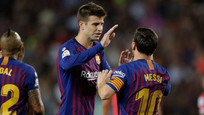 Đồng đội cũ Pique không nghĩ Messi tiếp tục thành công rực rỡ khi trở về Barca. Ảnh: GETTY. Đồng đội cũ Pique không nghĩ Messi tiếp tục thành công rực rỡ khi trở về Barca. Ảnh: GETTY.