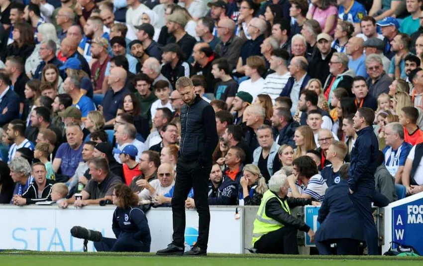 Các cổ động viên The Blues ngày càng mất kiên nhẫn với HLV Graham Potter. Ảnh: GETTY. Các cổ động viên The Blues ngày càng mất kiên nhẫn với HLV Graham Potter. Ảnh: GETTY.
