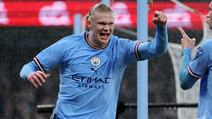 Chân sút người Na Uy tái xuất sẽ giúp Man City có sức tấn công mạnh mẽ hơn. Ảnh: GETTY. Chân sút người Na Uy tái xuất sẽ giúp Man City có sức tấn công mạnh mẽ hơn. Ảnh: GETTY.