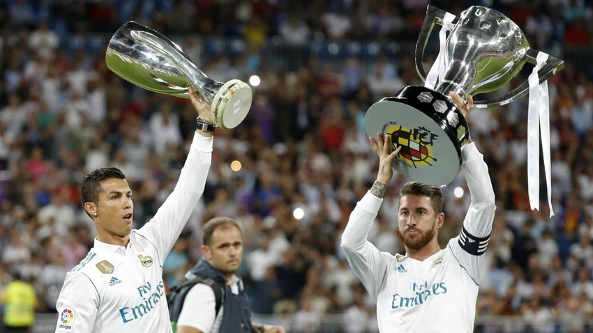 Hai cầu thủ cũ của Real Madrid có thể sẽ tiếp tục chơi chung màu áo ở Saudi Arabia. Ảnh: GETTY.