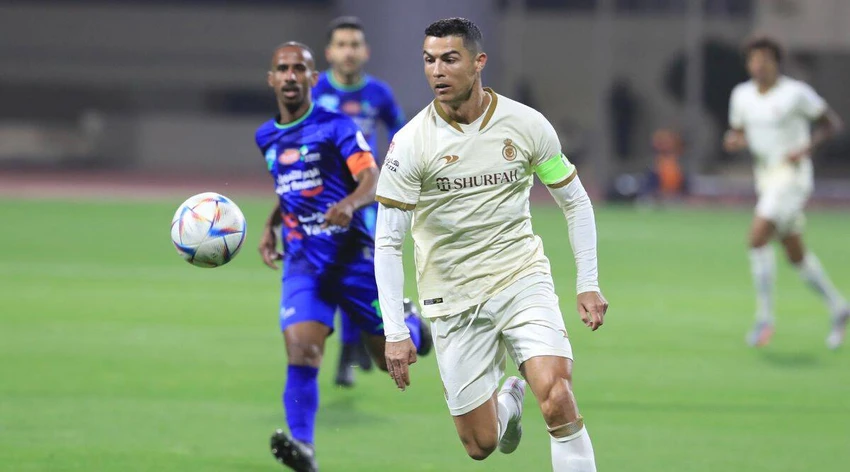 Ngôi sao người Bồ Đào Nha có phong độ cao trong màu áo Al Nassr. Ảnh: GETTY. Ngôi sao người Bồ Đào Nha có phong độ cao trong màu áo Al Nassr. Ảnh: GETTY.