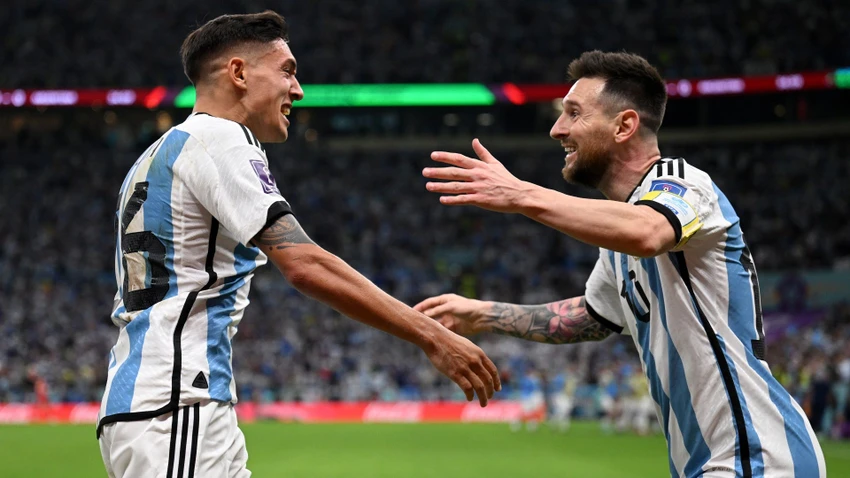 Molina hết lời ca ngợi đội trưởng Messi tiên đoán như thần về bàn thắng. Ảnh: GETTY.