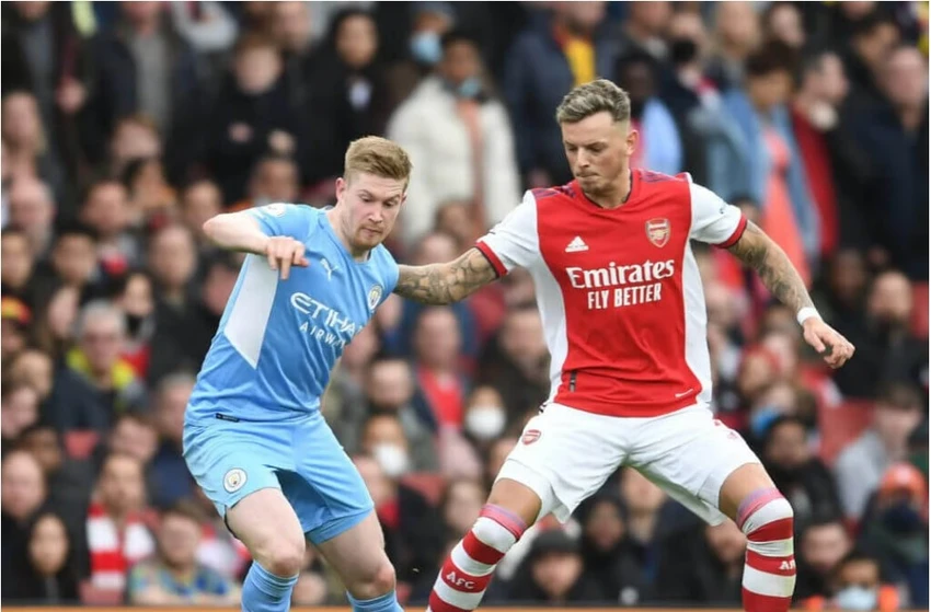 Cuộc tái đấu trên sân Man City vào giữa tuần sau có tính quyết định lớn đến ngôi vô địch của Arsenal. Ảnh: GETTY. Cuộc tái đấu trên sân Man City vào giữa tuần sau có tính quyết định lớn đến ngôi vô địch của Arsenal. Ảnh: GETTY.
