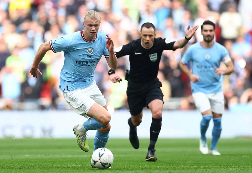 Haaland đã chơi xuất thần ở mùa đầu tiên khoác áo Man City. Ảnh: GETTY. Haaland đã chơi xuất thần ở mùa đầu tiên khoác áo Man City. Ảnh: GETTY.