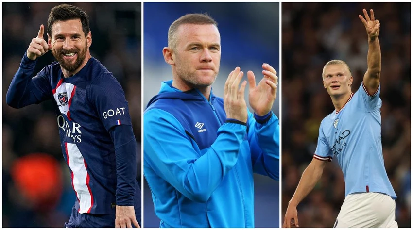 Rooney không ngần ngại đánh giá Haaland hay hơn Messi ở thời điểm này. Ảnh: GETTY. Rooney không ngần ngại đánh giá Haaland hay hơn Messi ở thời điểm này. Ảnh: GETTY.