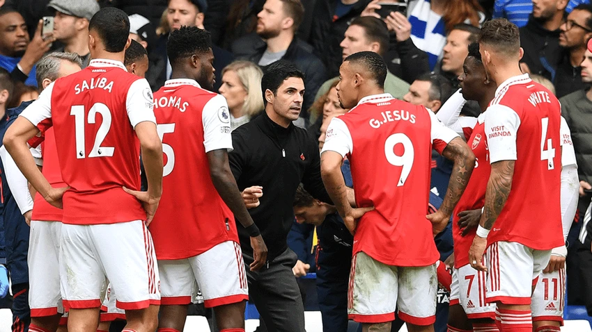 HLV Arteta không có Saliba do chấn thương là một thiệt thòi lớn. Ảnh: GETTY. HLV Arteta không có Saliba do chấn thương là một thiệt thòi lớn. Ảnh: GETTY.