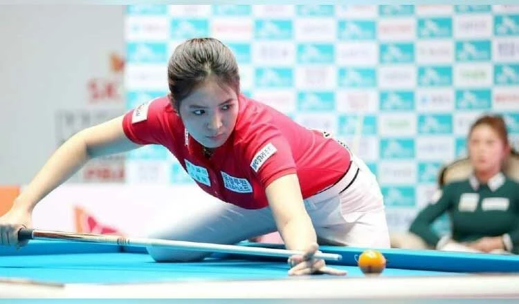 Nữ vận động viên Campuchia là niềm tự hào của giới hâm mộ billiard. Ảnh: PNP. Nữ vận động viên Campuchia là niềm tự hào của giới hâm mộ billiard. Ảnh: PNP.
