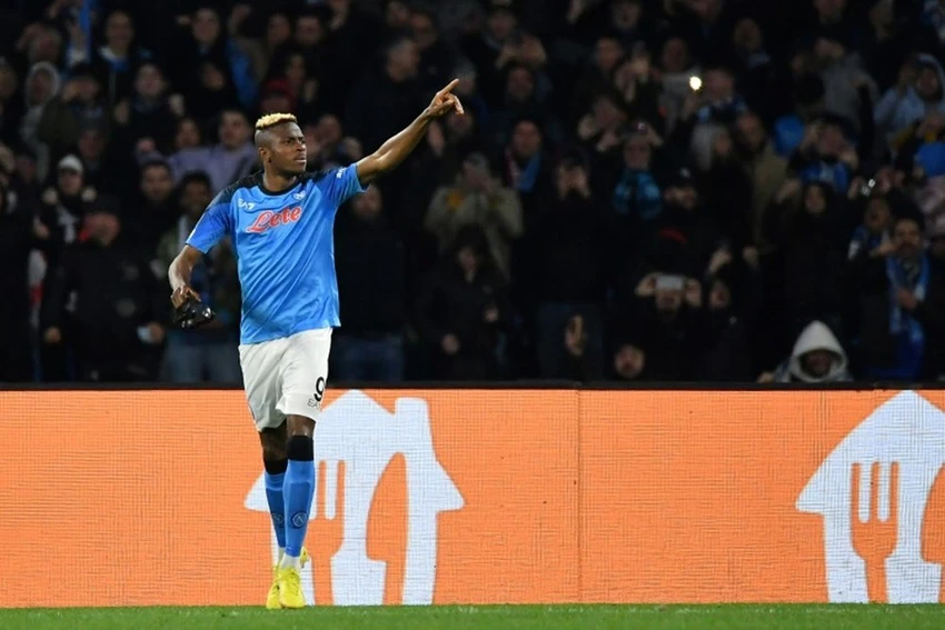 Tiền đạo của Napoli đã ghi những bàn thắng quan trọng giúp CLB đăng quang Serie A sau 33 năm. Ảnh: GETTY. Tiền đạo của Napoli đã ghi những bàn thắng quan trọng giúp CLB đăng quang Serie A sau 33 năm. Ảnh: GETTY.