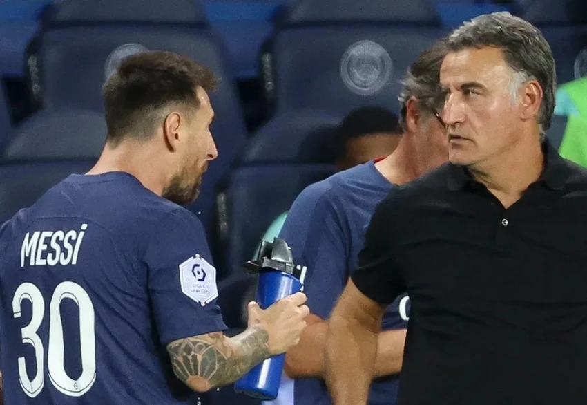 HLV Galtier xác nhận Messi sẽ chơi trận cuối cho PSG vào cuối tuần này. Ảnh: GETTY.