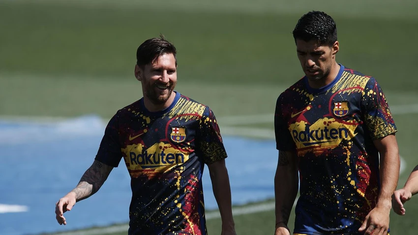 Tiền đạo người Argentina không quên lôi kéo bạn thân Suarez sang chơi bóng ở Mỹ. Ảnh: GETTY. Tiền đạo người Argentina không quên lôi kéo bạn thân Suarez sang chơi bóng ở Mỹ. Ảnh: GETTY.