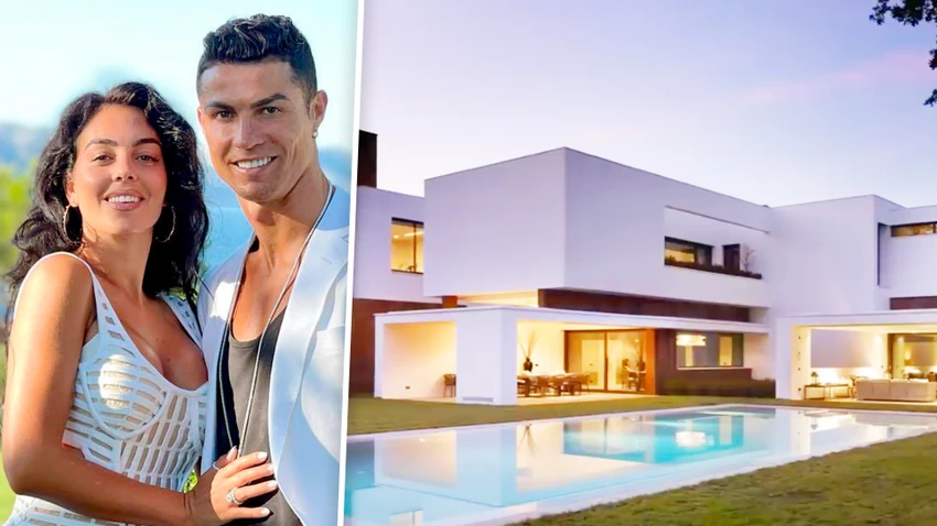 Ronaldo cùng vợ chưa cưới và các con từng sống ở ngôi biệt thự lộng lẫy này tại Madrid. Ảnh: GETTY. Ronaldo cùng vợ chưa cưới và các con từng sống ở ngôi biệt thự lộng lẫy này tại Madrid. Ảnh: GETTY.