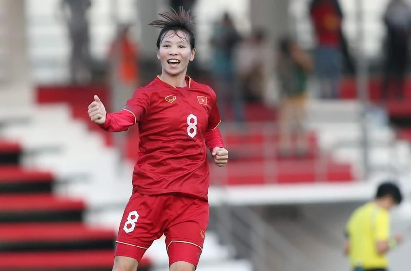 Tiền vệ của CLB TP.HCM phấn khích trước cơ hội thi đấu ở vòng chung kết World Cup 2023. Ảnh: CCT. Tiền vệ của CLB TP.HCM phấn khích trước cơ hội thi đấu ở vòng chung kết World Cup 2023. Ảnh: CCT.