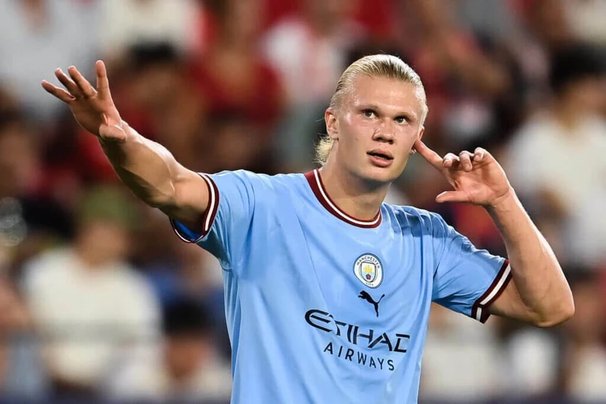 Tiền đạo của Man City sẽ tiến bộ nhiều trong tương lai với bản năng săn bàn sát thủ. Ảnh: GETTY. Tiền đạo của Man City sẽ tiến bộ nhiều trong tương lai với bản năng săn bàn sát thủ. Ảnh: GETTY.