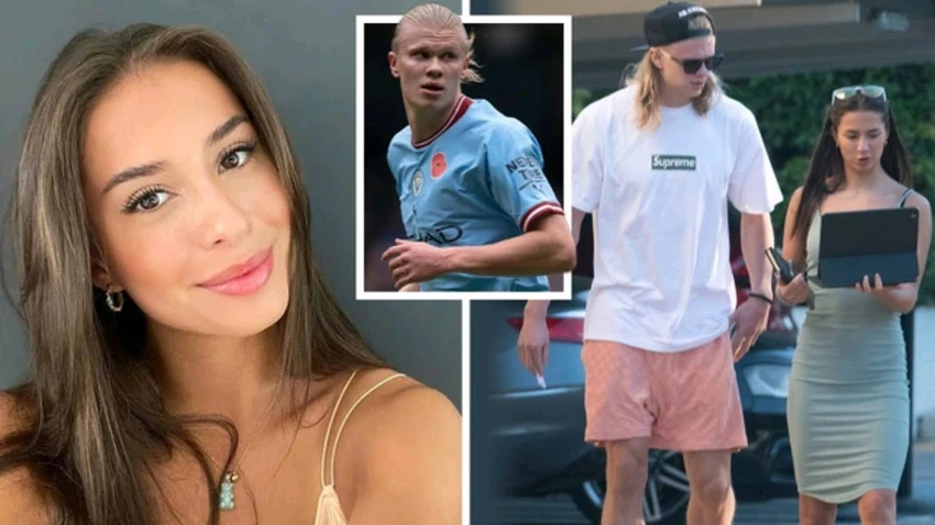 Tiền đạo người na Uy và bạn gái Isabel Johansen vừa có một kỳ nghỉ ở Tây Ban Nha. Ảnh: GETTY. Tiền đạo người na Uy và bạn gái Isabel Johansen vừa có một kỳ nghỉ ở Tây Ban Nha. Ảnh: GETTY.