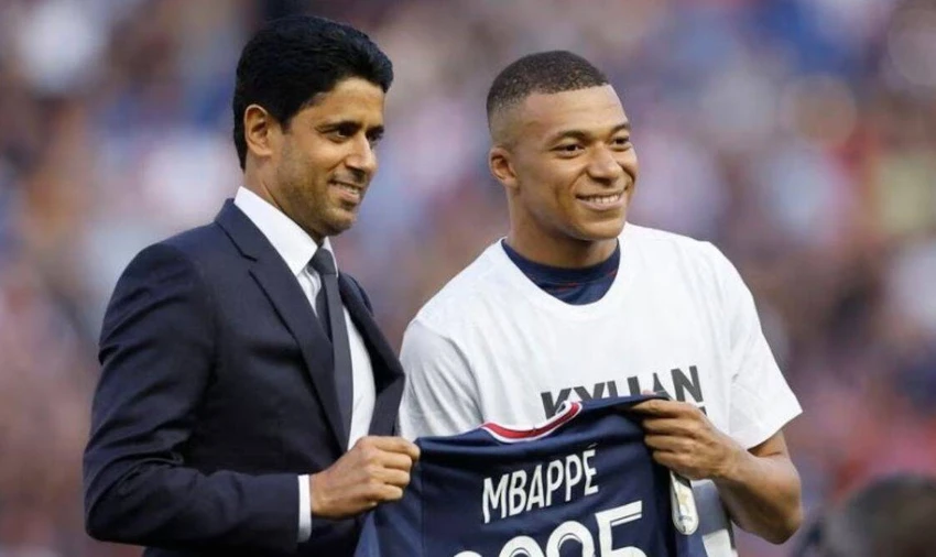 Chủ tịch PSG Al-Khelaifi quyết không để Mbappe trở thành cầu thủ tự do. Ảnh: GETTY. Chủ tịch PSG Al-Khelaifi quyết không để Mbappe trở thành cầu thủ tự do. Ảnh: GETTY.