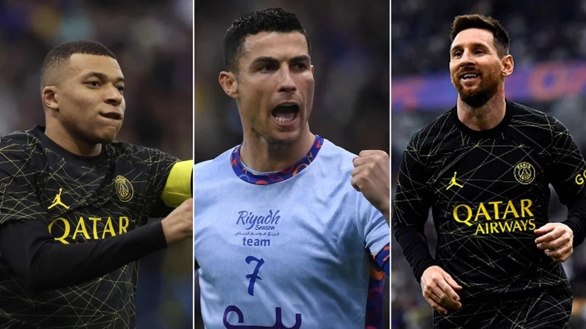 Tiền đạo người Bồ Đào Nha có thu nhập cao hơn Messi và Mbappe. Ảnh: GETTY. Tiền đạo người Bồ Đào Nha có thu nhập cao hơn Messi và Mbappe. Ảnh: GETTY.