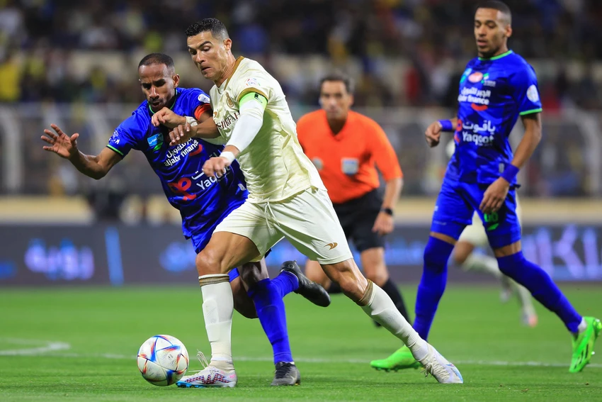 Tiền đạo người Bồ Đào Nha trắng tay ở mùa giải qua với Al Nassr. Ảnh: GETTY. Tiền đạo người Bồ Đào Nha trắng tay ở mùa giải qua với Al Nassr. Ảnh: GETTY.