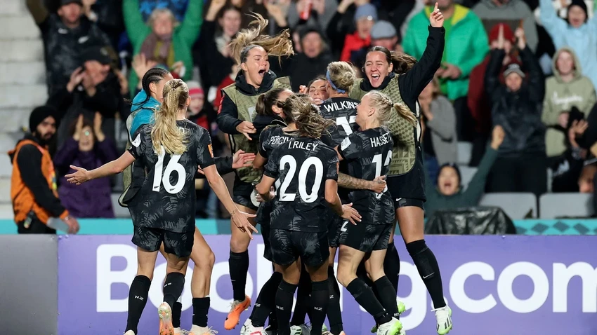 Chủ nhà New Zealand có màn ra mắt như mơ với chiến thắng tuyển nữ Na Uy 1-0. Ảnh: AN.
