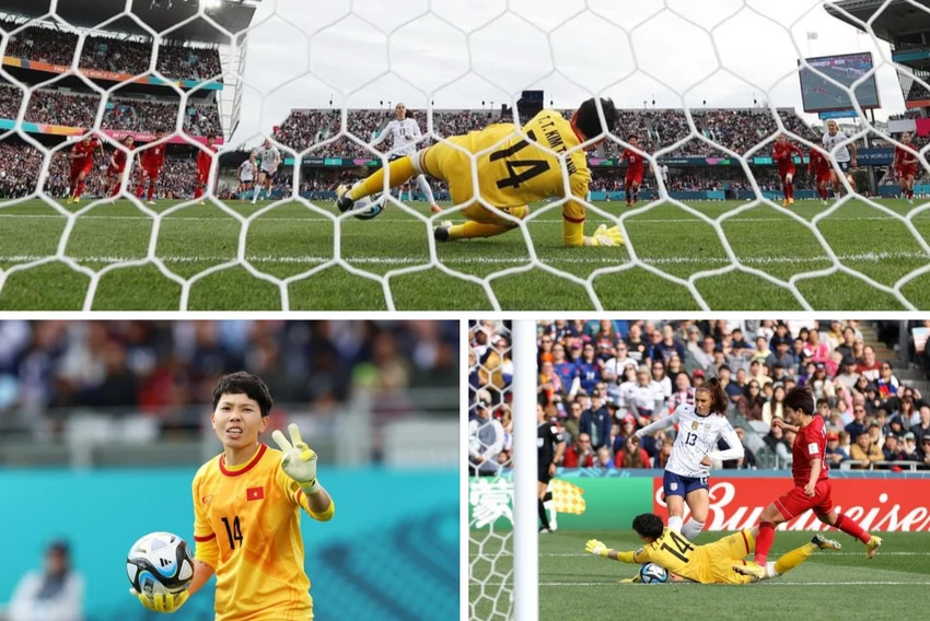 Thủ môn Kim Thanh có một mùa World Cup đáng nhớ trong sự nghiệp. Ảnh: AN. Thủ môn Kim Thanh có một mùa World Cup đáng nhớ trong sự nghiệp. Ảnh: AN.