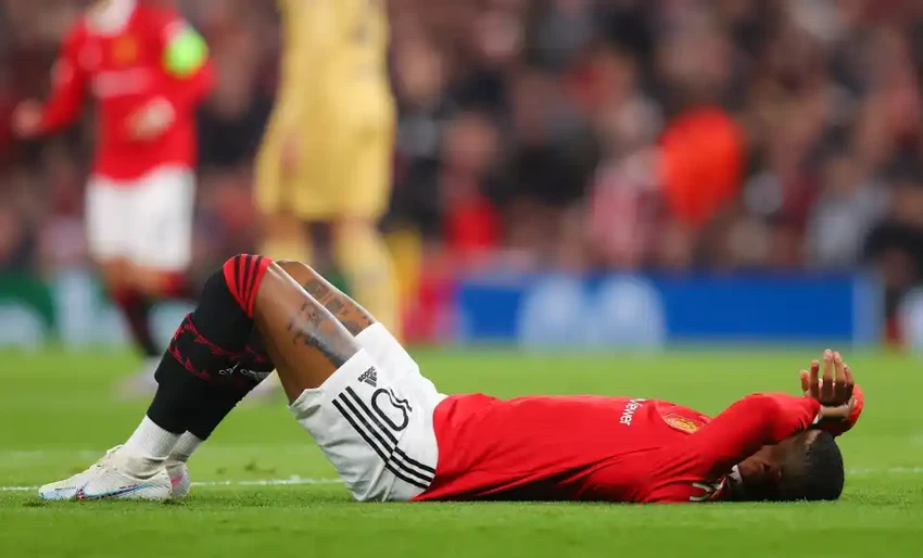 Chấn thương ở mùa giải qua khiến tiền đạo số một của Man United chưa đạt hiệu suất cao nhất. Ảnh: GETTY. Chấn thương ở mùa giải qua khiến tiền đạo số một của Man United chưa đạt hiệu suất cao nhất. Ảnh: GETTY.
