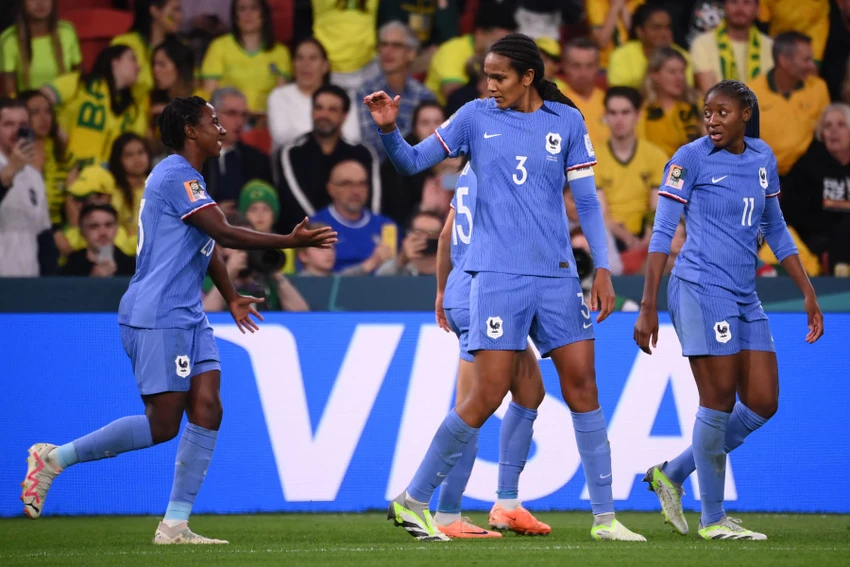 Tuyển nữ Pháp ghi dấu ấn vượt trội trong trận đại thắng Morocco 4-0 ở vòng 16 đội cúp thế giới. Ảnh: GETTY. Tuyển nữ Pháp ghi dấu ấn vượt trội trong trận đại thắng Morocco 4-0 ở vòng 16 đội cúp thế giới. Ảnh: GETTY.
