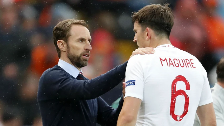Cơ hội cho Maguire lên tuyển Anh ngày càng bị mờ đi nếu cứ mãi ngồi ngoài ở Man United. Ảnh: GETTY. Cơ hội cho Maguire lên tuyển Anh ngày càng bị mờ đi nếu cứ mãi ngồi ngoài ở Man United. Ảnh: GETTY.