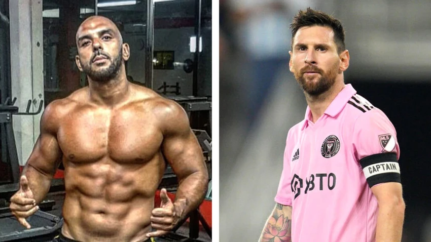 Không ai có thể tiếp cận Messi khi có lá chắn thép Chueko. Ảnh: GETTY.