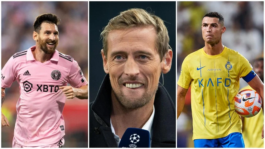 Peter Crouch không ngần ngại chọn Messi giỏi hơn Ronaldo. Ảnh: GETTY. Peter Crouch không ngần ngại chọn Messi giỏi hơn Ronaldo. Ảnh: GETTY.