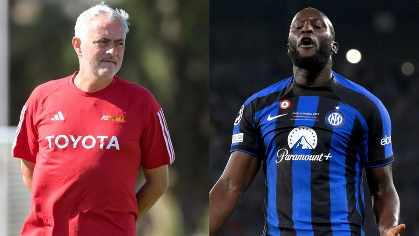Lukaku đã cập bến Roma gặp lại người thầy cũ Mourinho. Ảnh: GETTY. Lukaku đã cập bến Roma gặp lại người thầy cũ Mourinho. Ảnh: GETTY.