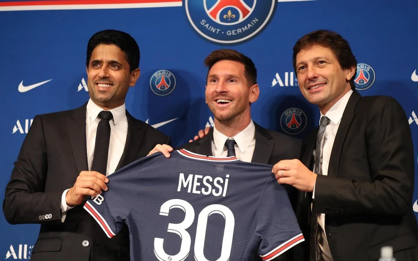 Leonardo (phải) tiết lộ Messi, Neymar và Mbappe không được tôn trọng đúng mực tại PSG. Ảnh: GETTY. Leonardo (phải) tiết lộ Messi, Neymar và Mbappe không được tôn trọng đúng mực tại PSG. Ảnh: GETTY.