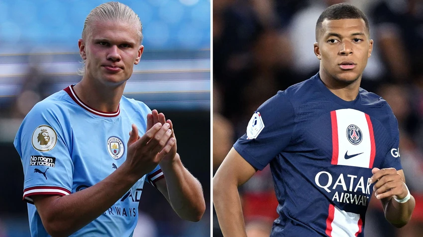 Haaland và Mbappe chơi ấn tượng ở mùa giải qua. Ảnh: GETTY. Haaland và Mbappe chơi ấn tượng ở mùa giải qua. Ảnh: GETTY.