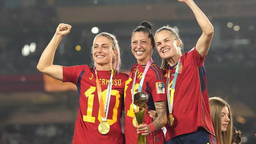 Các cô gái Tây Ban Nha vô địch World Cup 2023. Ảnh: GETTY. Các cô gái Tây Ban Nha vô địch World Cup 2023. Ảnh: GETTY.