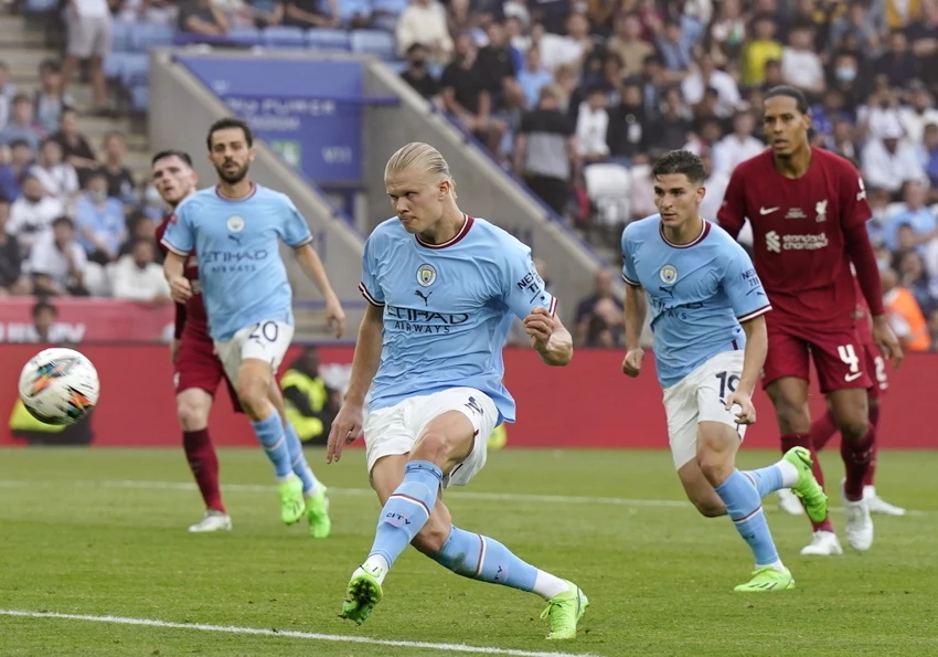 Tay săn bàn của Man City có điều khoản giải phóng hợp đồng sớm với giá 200 triệu euro. Ảnh: GETTY.