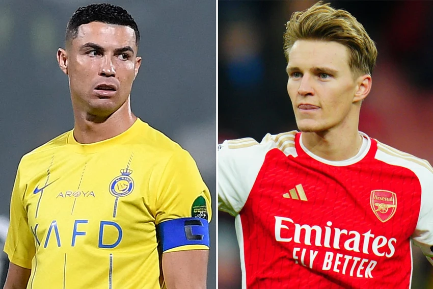 chụp hình với Ronaldo