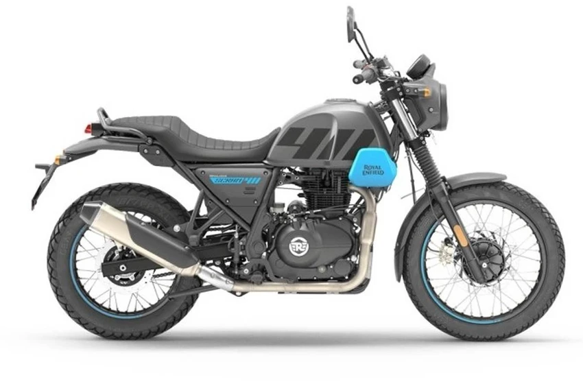 Royal Enfield Himalayan, Scram 411. Ảnh: Autocarinder. Royal Enfield Himalayan, Scram 411. Ảnh: Autocarinder.