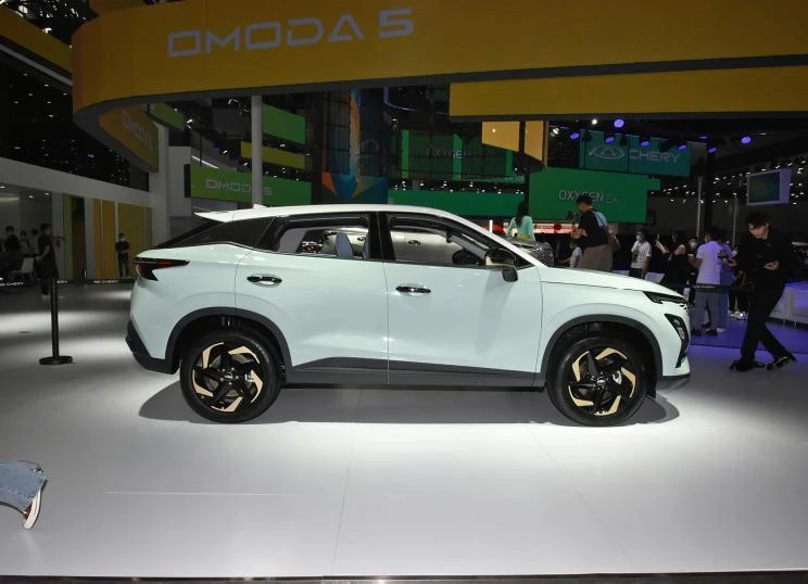 Omoda 5 có thân xe được thiết kế thon gọn và cân đối. Ảnh: Chinapev. Omoda 5 có thân xe được thiết kế thon gọn và cân đối. Ảnh: Chinapev.