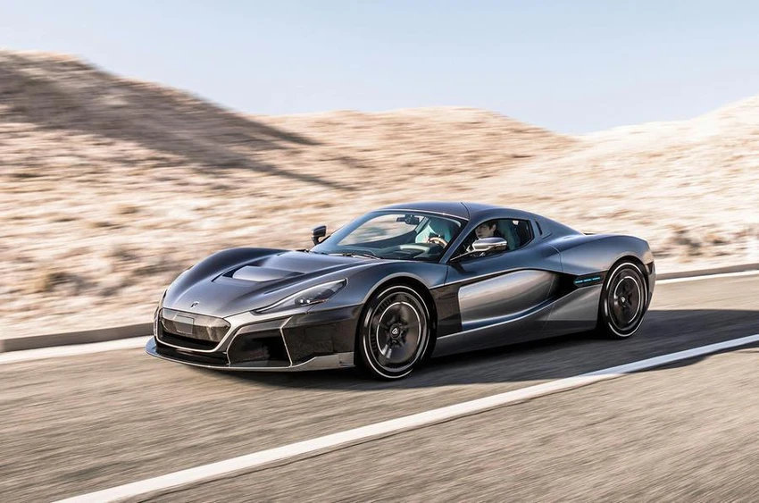 Rimac C_Two tốc độ 60 dặm/giờ trong 1,85 giây. Ảnh: Autocar.