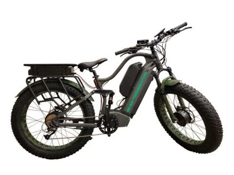 UltraTRX 2022 E2-Terminator được trang bị lốp béo và hai bộ điều khiển 30 A, cung cấp mô-men xoắn lên đến 200 Nm để giúp bạn vượt qua những đoạn đường dốc, sỏi đá và khó đi. Ảnh: Notebookcheck. UltraTRX 2022 E2-Terminator được trang bị lốp béo và hai bộ điều khiển 30 A, cung cấp mô-men xoắn lên đến 200 Nm để giúp bạn vượt qua những đoạn đường dốc, sỏi đá và khó đi. Ảnh: Notebookcheck.