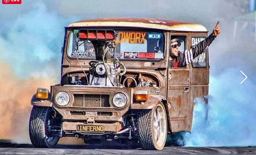 Inferno FJ40. Ảnh: Carbuzz. Inferno FJ40. Ảnh: Carbuzz.
